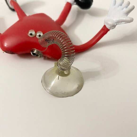 Vtg Heart Rubber Figure Window Cling Googly Eyes Toy - Picture 5 of 16